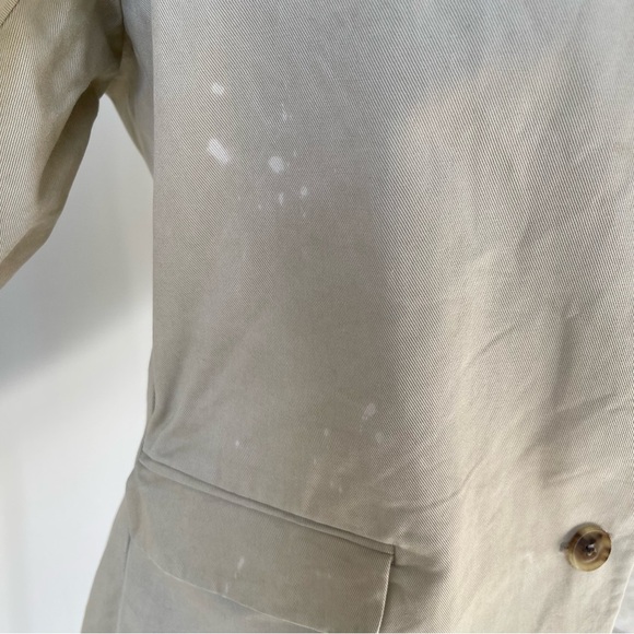 Jil Sander beige 1 button blazer cotton size 38 or S/XS pockets long sleeve - Picture 4 of 16